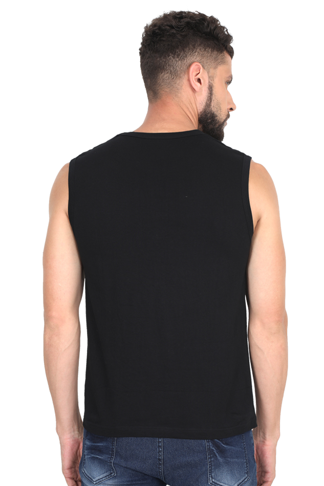 GYM- Male round neck sleeveless T-shirt