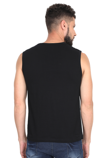 GYM- Male round neck sleeveless T-shirt