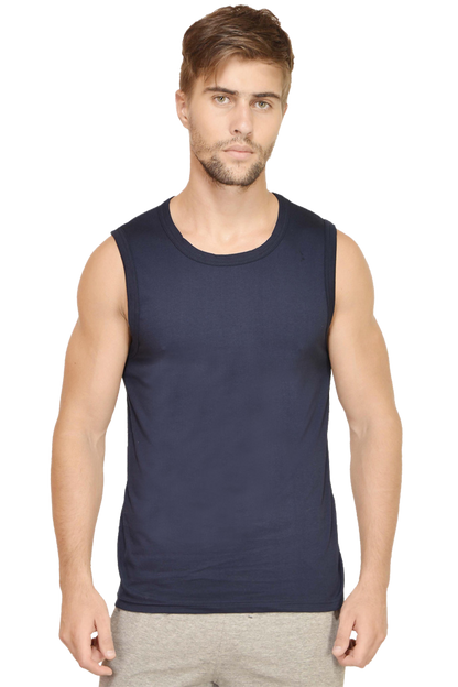 Male Round Neck Sleeveless