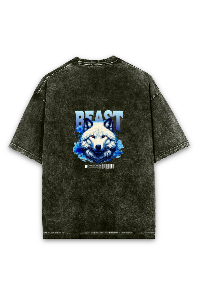 DireWolf - Acid Wash Oversized T- Shirt