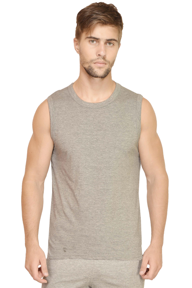 Male Round Neck Sleeveless