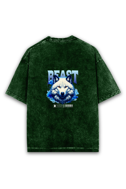 DireWolf - Acid Wash Oversized T- Shirt